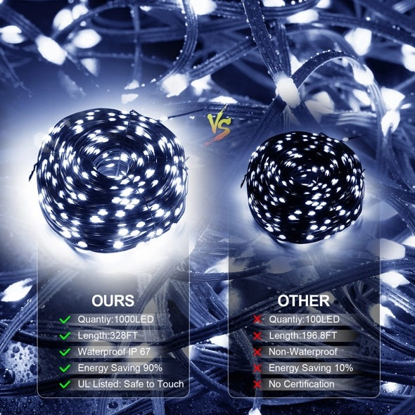 Weihnachts-Lichterkette 1000LED 100m
