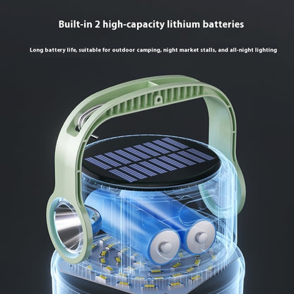 Solar Multi-gear Adjustable Outdoor Portable Charging Lantern