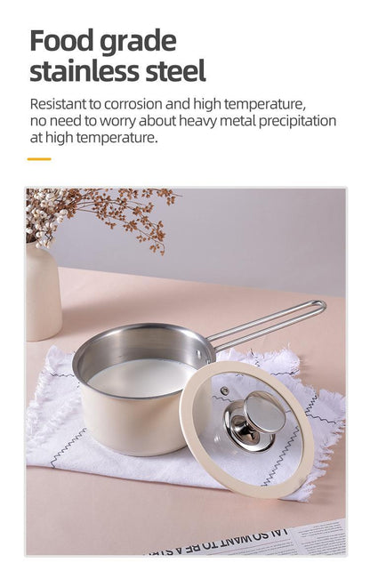 Edelstahl-Milchtopf für Küche & Haushalt