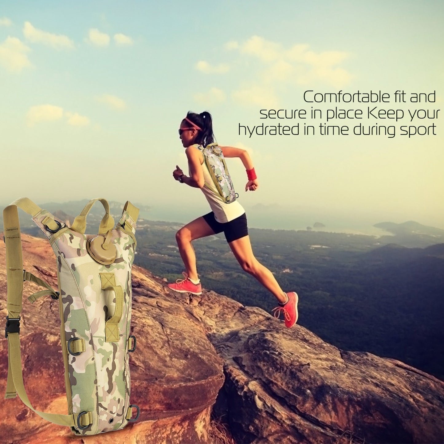 3L Trinkrucksack Outdoor Hydration Pack