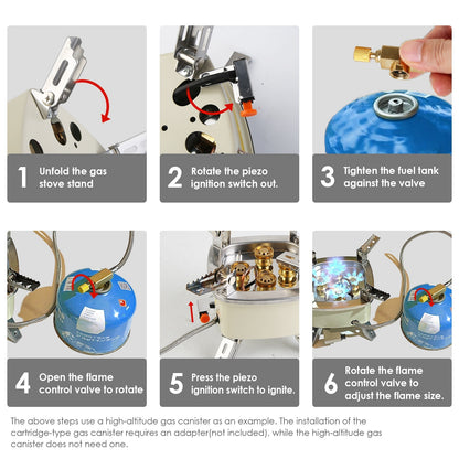 13000W Tragbarer Winddichter Campingkocher