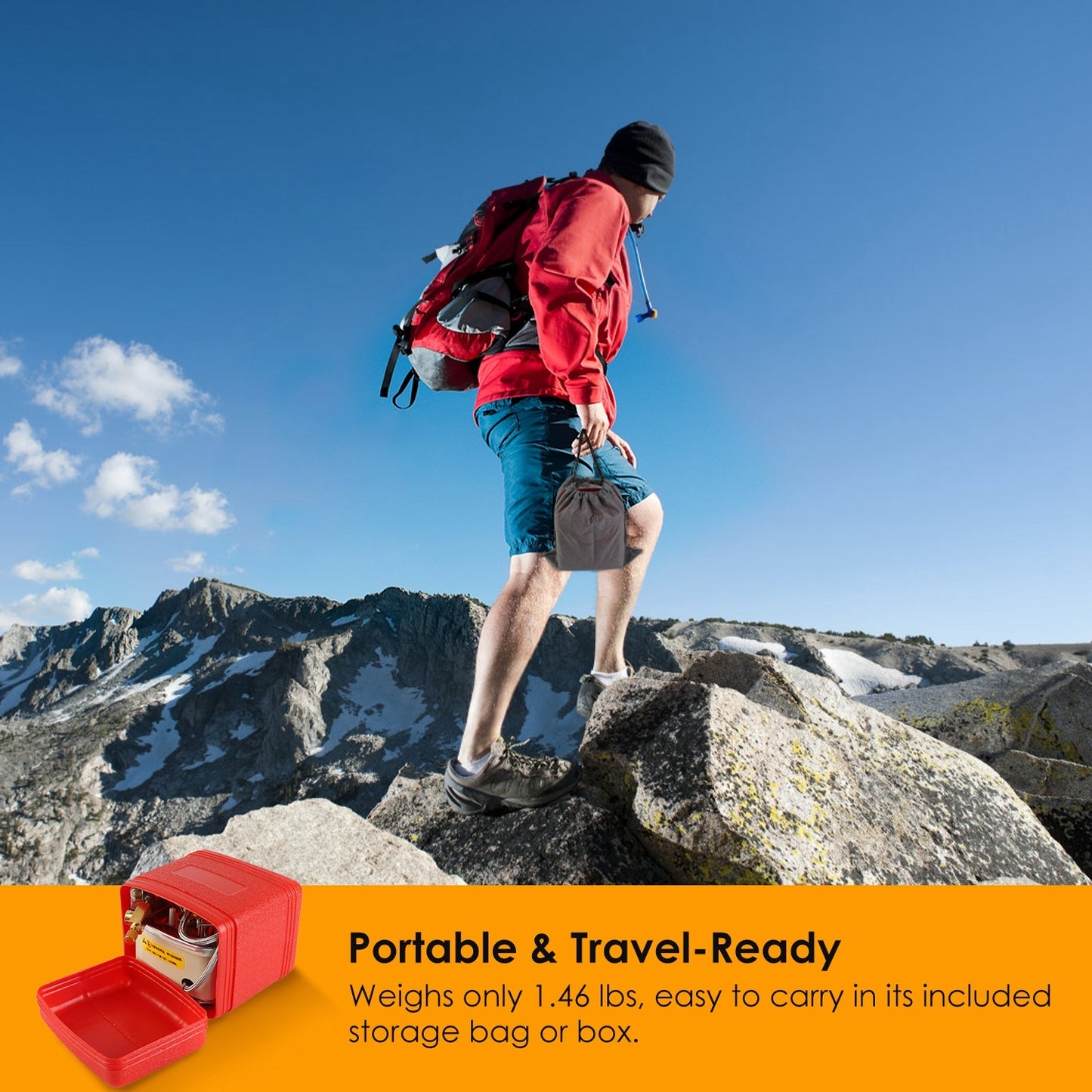 13000W Tragbarer Winddichter Campingkocher