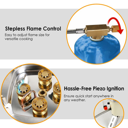 13000W Tragbarer Winddichter Campingkocher