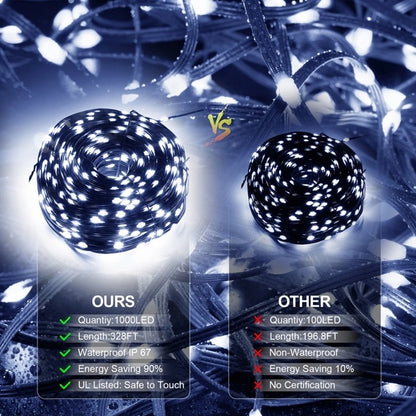 Weihnachts-Lichterkette 1000LED 100m