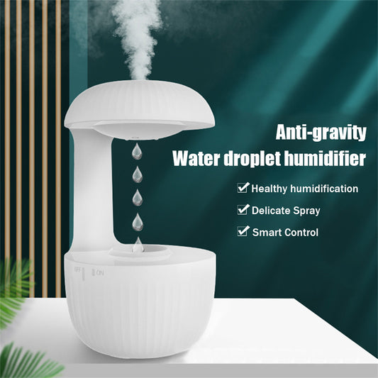 Humidificador Antigravedad con Gotas Flotantes – Difusor Ultrasónico Silencioso de Niebla Fría para Hogar y Oficina”