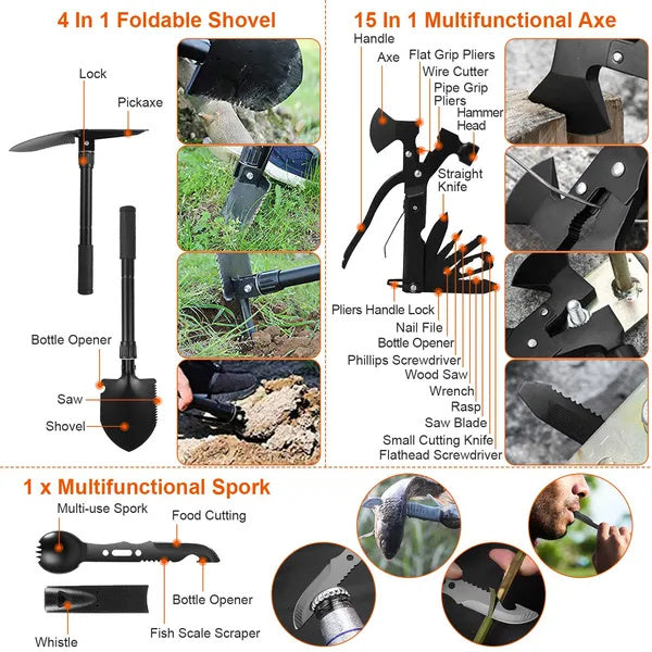 121-teiliges Survival-Notfallset