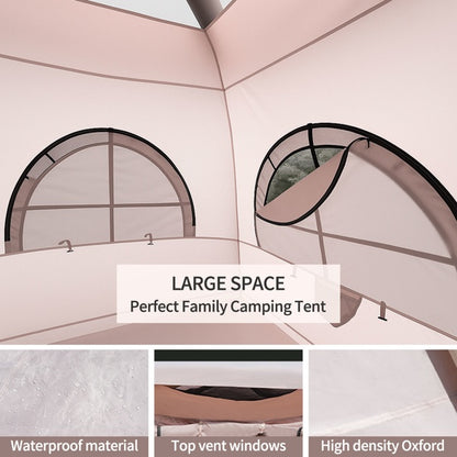 Aufblasbares Luxus Campingzelt 4-Personen