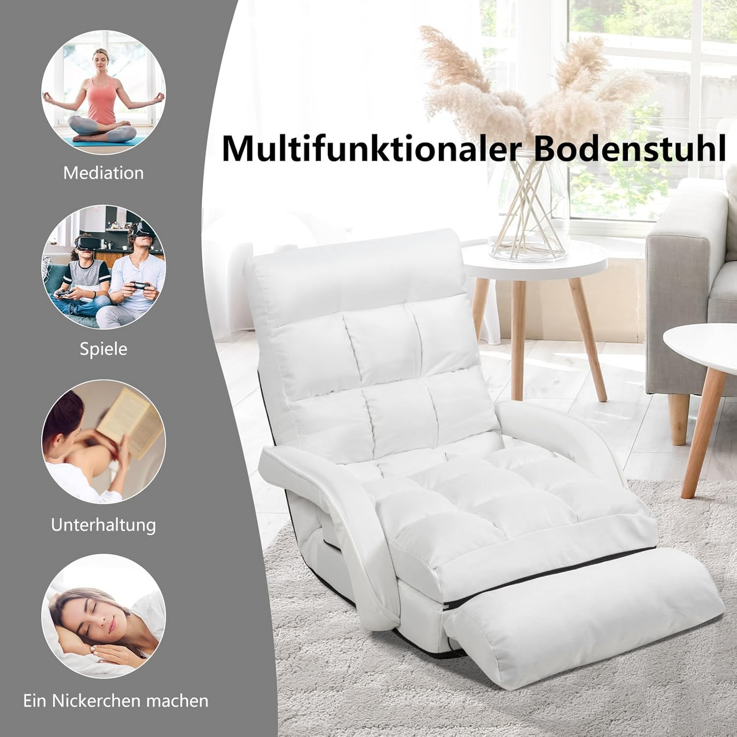 Costway Adjustable Folding Floor Sofa
