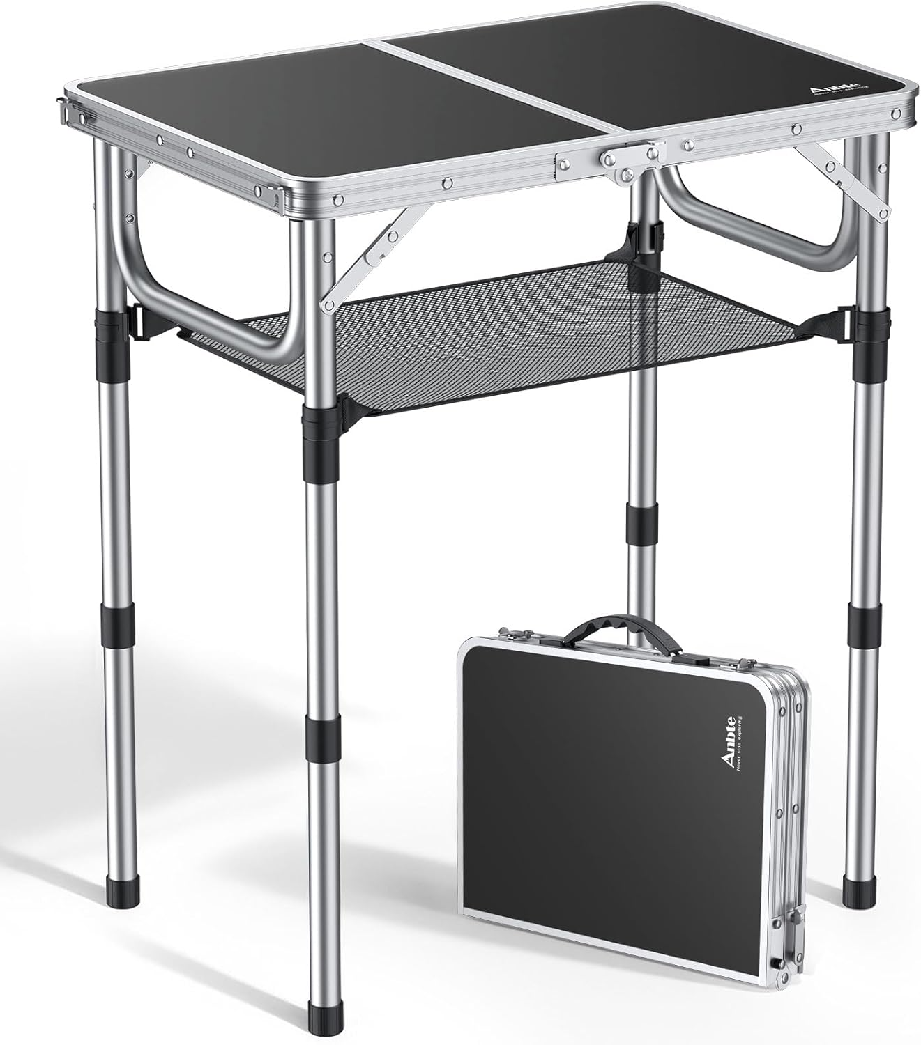 Anbte Adjustable Portable Camping Table