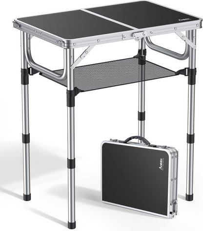 Anbte Adjustable Portable Camping Table