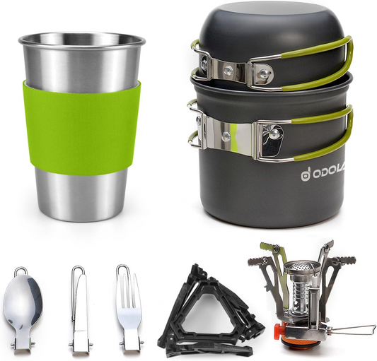 Odoland Outdoor Cookware Set