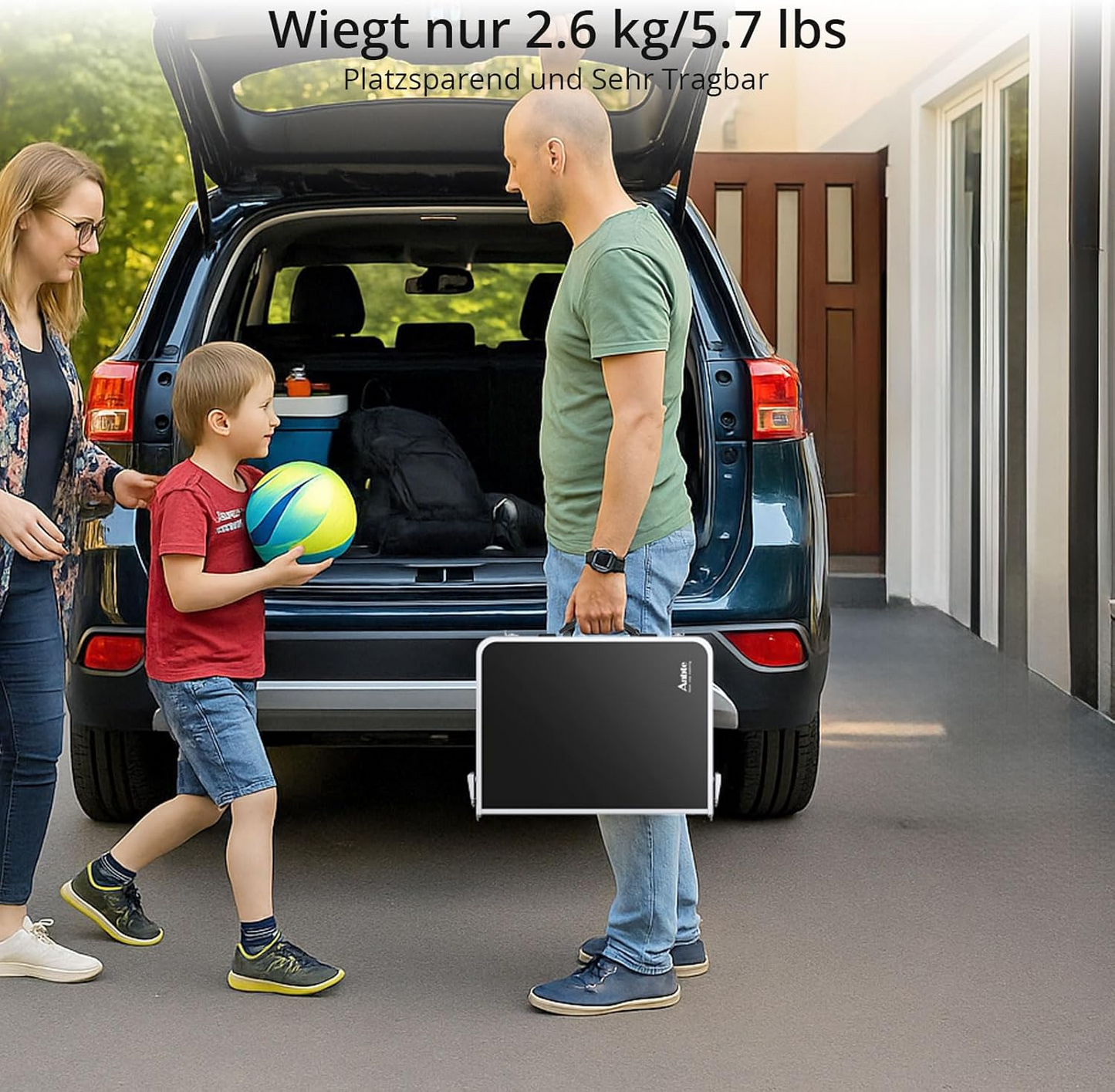 Anbte Adjustable Portable Camping Table