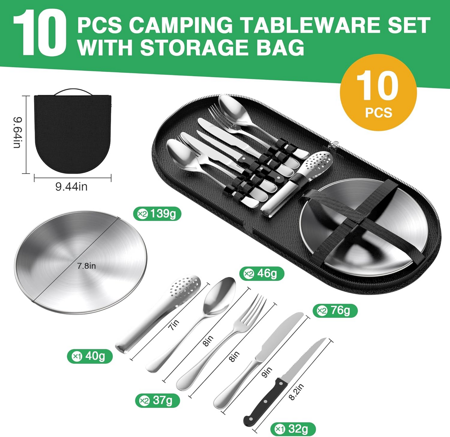 Stainless Steel Outdoor Dining Set