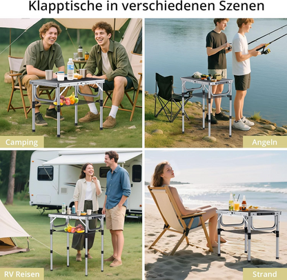 Anbte Adjustable Portable Camping Table