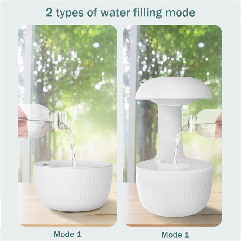 Humidificador Antigravedad con Gotas Flotantes – Difusor Ultrasónico Silencioso de Niebla Fría para Hogar y Oficina”