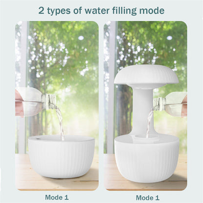 Humidificador Antigravedad con Gotas Flotantes – Difusor Ultrasónico Silencioso de Niebla Fría para Hogar y Oficina”