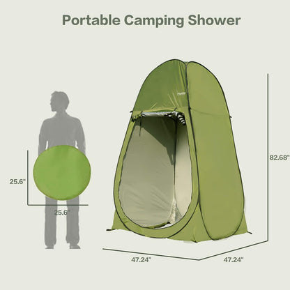 7FT Camping Dusch- & Toilettenzelt