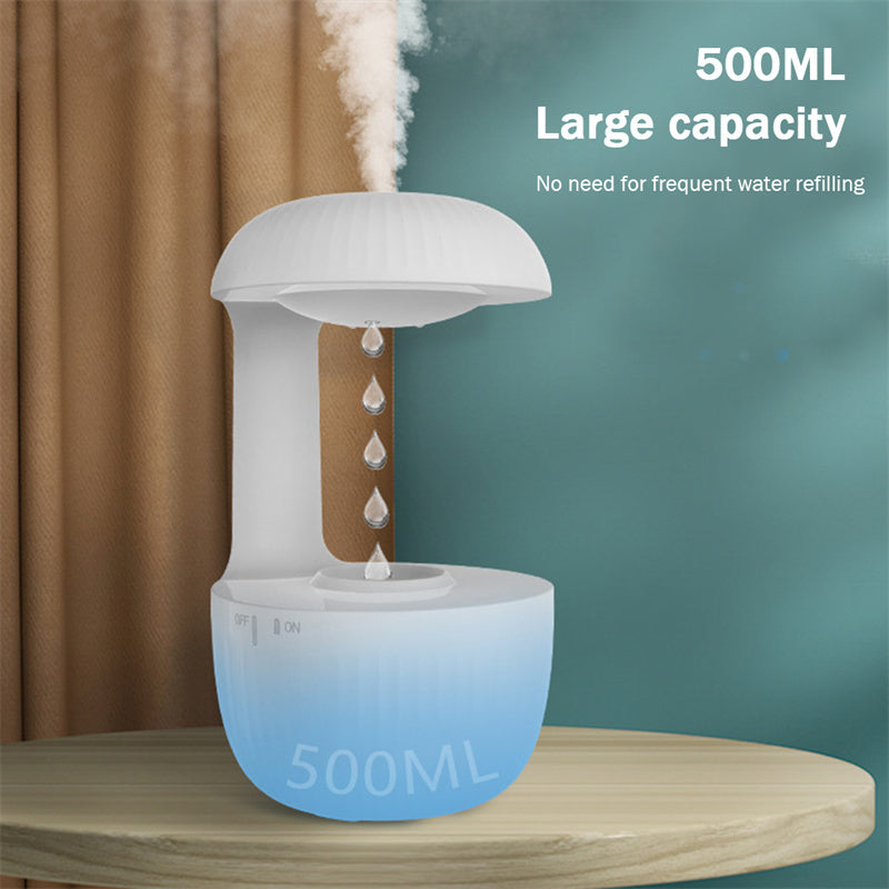 Humidificador Antigravedad con Gotas Flotantes – Difusor Ultrasónico Silencioso de Niebla Fría para Hogar y Oficina”