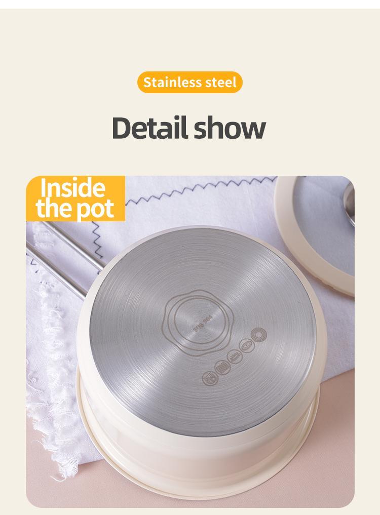 Edelstahl-Milchtopf für Küche & Haushalt