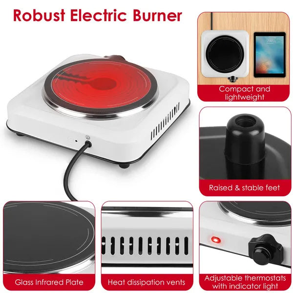 1200W Tragbare Infrarot-Elektrokochplatte