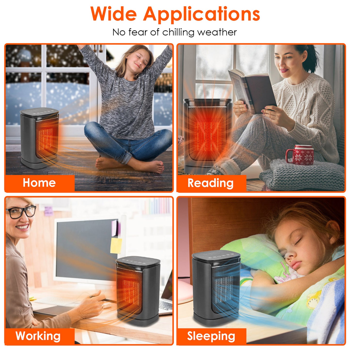 1500W Keramik-Heizlüfter Mit Fernbedienung